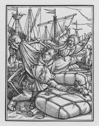 Holbein haláltánca: A kereskedő alkotó: Hans after Holbein the Younger