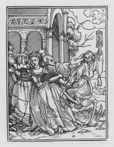 Holbein haláltánca: A királynő alkotó: Hans after Holbein the Younger