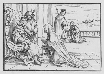 Joáb műalkotás Absolon hazahozatalára, 2. Sámuel XIV, 4 alkotó: Hans after Holbein the Younger