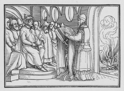 Jósiás elpusztítja a bálványimádást, 2. Királyok XXIII, 2 alkotó: Hans after Holbein the Younger