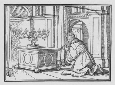 Salamon ünnepi áldozata Gibeonban, 2 Krónika I., 6 alkotó: Hans after Holbein the Younger