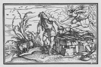 Ábrahám hitének próbája, 1Mózes XXII, 10 alkotó: Hans after Holbein the Younger
