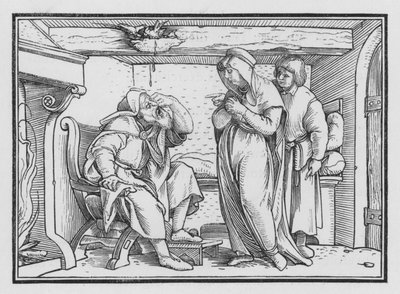 Tobit megvakult, Tobit II, 10 alkotó: Hans after Holbein the Younger