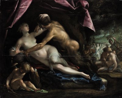 Pan és Selene alkotó: Hans von Aachen