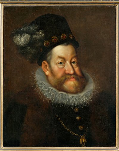 Rudolf II császár ... (festmény, vászon) alkotó: Hans von Aachen