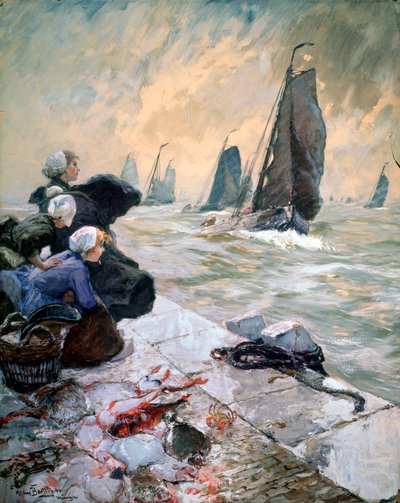 A halászfeleségek, 1896. alkotó: Hans von Bartels