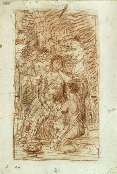 Die Toilette alkotó: Hans von Marées
