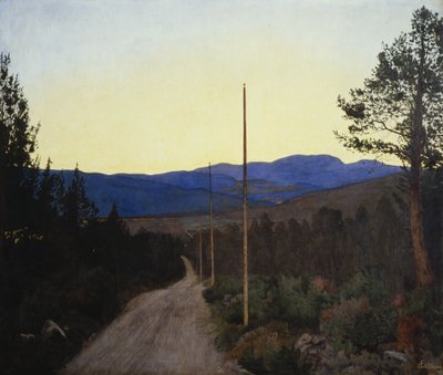 Országfő, országút alkotó: Harald Oscar Sohlberg