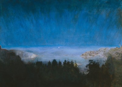 Kjerringviktől (olaj, vászon) alkotó: Harald Oscar Sohlberg