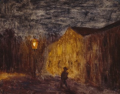 A lámpa (lámpa) 1894 (olaj, vászon) alkotó: Harald Oscar Sohlberg