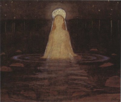 A sellő, 1897. alkotó: Harald Oscar Sohlberg