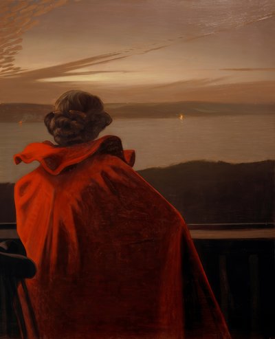 Szentivánéjszaka a Vejle-fjordban alkotó: Harald Slott-Moller