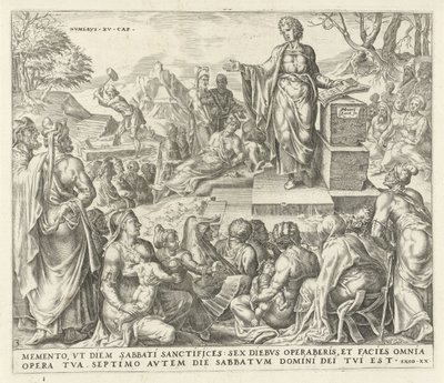 Az ember fát gyűjt szombaton Emlékezz a szombat napjára A Tízparancsolat (sorozat címe) alkotó: Harmen Jansz Muller
