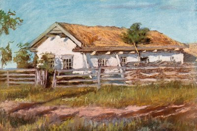 Doukhobor ház, Veregin közelében alkotó: Harold Copping