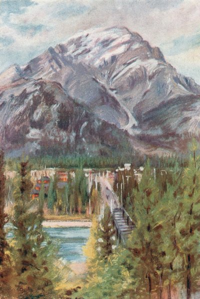 Cascade Mountain, Banff alkotó: Harold Copping