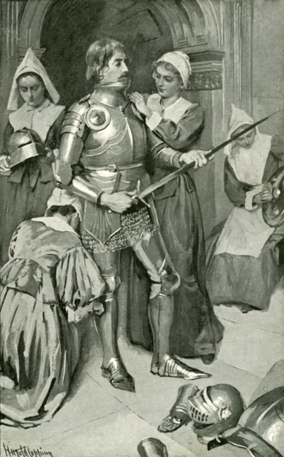 Christian páncélba öltözött alkotó: Harold Copping