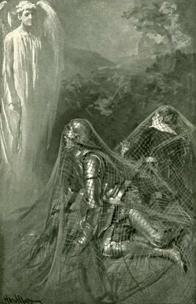 Begabalyodva a hálóba alkotó: Harold Copping