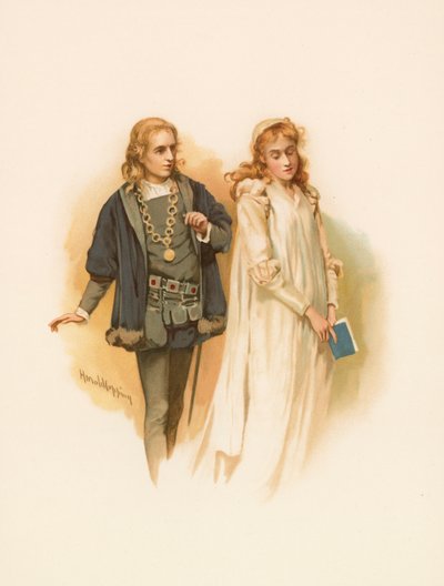 Hamlet és Ophelia alkotó: Harold Copping