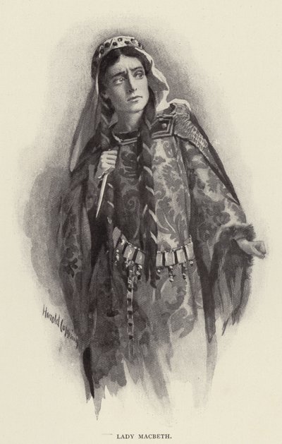 Hölgy macbeth alkotó: Harold Copping