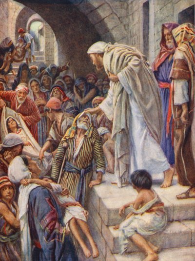 Újszövetség: (színes litográfia) alkotó: Harold Copping