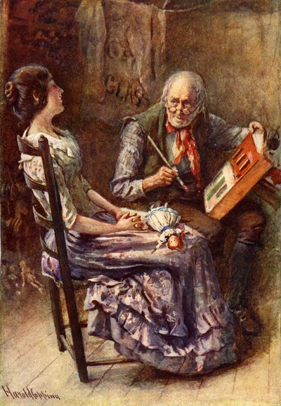 Charles Dickens: A tücsök a tűzhelyen alkotó: Harold Copping