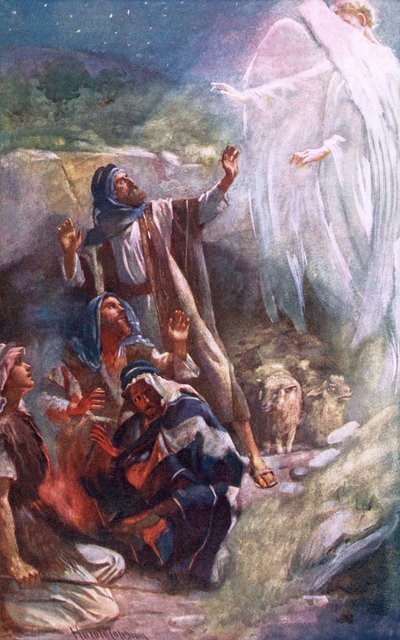 A betlehemi pásztorok alkotó: Harold Copping