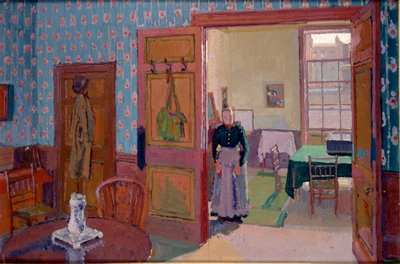 Interior Mrs Mounterrel, 1916-1917 alkotó: Harold Gilman
