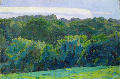 Táj, Somerset, 1917 alkotó: Harold Gilman