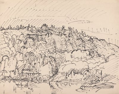 Norvég táj alkotó: Harold Gilman