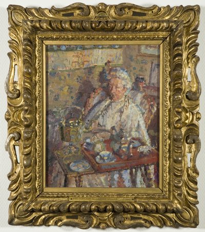 Az öreg hölgy (olaj, vászon) alkotó: Harold Gilman