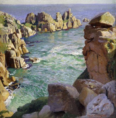 Logans Rock, Porthcurno Beach, Cornwall alkotó: Harold Harvey