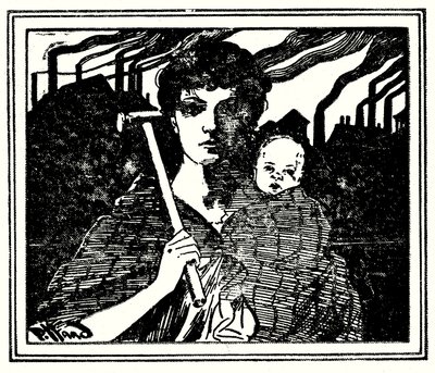 A The White Slaves of England borítójának illusztrációja (f/w fotó) alkotó: Harold Hume Piffard