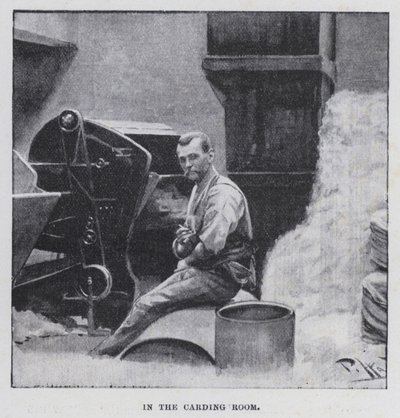 A kártolószobában (f/w fotó) alkotó: Harold Hume Piffard