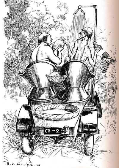 Tippek a meleg időjáráshoz autósoknak, 1906 alkotó: Harold Robert Millar