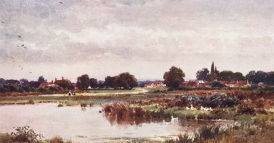 Dunsfold, Cranleigh közelében (színes litográfia) alkotó: Harold Sutton Palmer