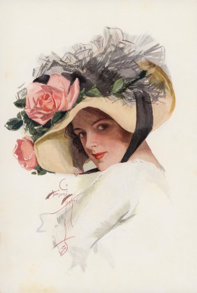 A Bachelor (színes litográfia) alkotó: Harrison Fisher