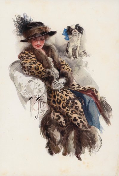 Előlap (színes litográfia) alkotó: Harrison Fisher