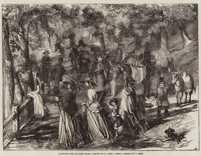 Feljutás a Malvern Hillsre alkotó: Harrison William Weir