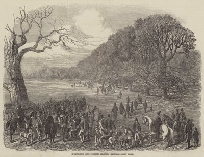 Spelthorne Club Coursing Találkozó, Hampton Court Park alkotó: Harrison William Weir