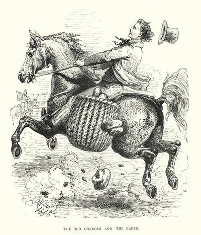 A régi töltő és a pék (metszet) alkotó: Harrison William Weir