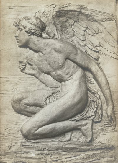 A psziché története: Ámor (ezüstös bronz) (lásd: 198359 és 201279) alkotó: Harry Bates