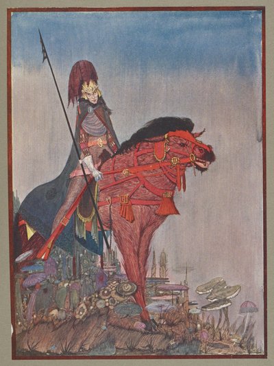 Frederick von Metzengerstein báró. alkotó: Harry Clarke