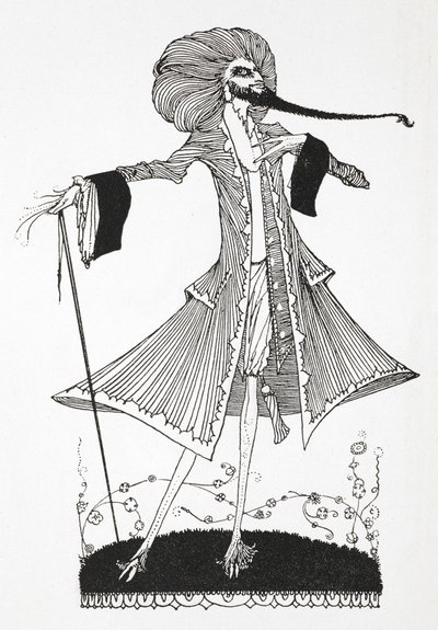 Kékszakállú. alkotó: Harry Clarke