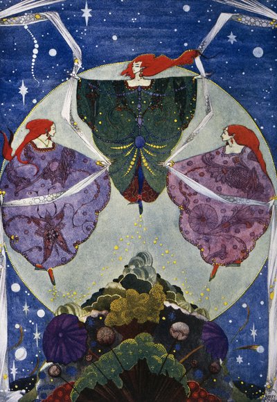 Tündedomb, Hans Christian Andersen (1805-1875) mese, Harry Clarke (1890-1931) illusztrációja alkotó: Harry Clarke