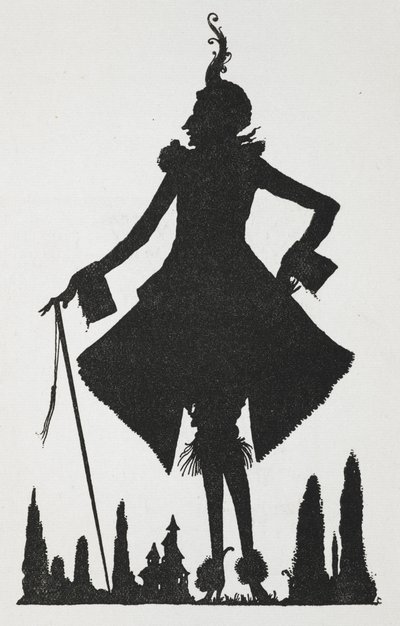 Illusztráció a történethez: „Riquet with the tint”. alkotó: Harry Clarke