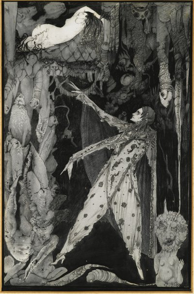 Illusztráció Goethes Fausthoz, 1924-1925 alkotó: Harry Clarke