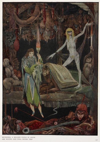 Methinks, a million fools in choir, are raving and will never tire alkotó: Harry Clarke