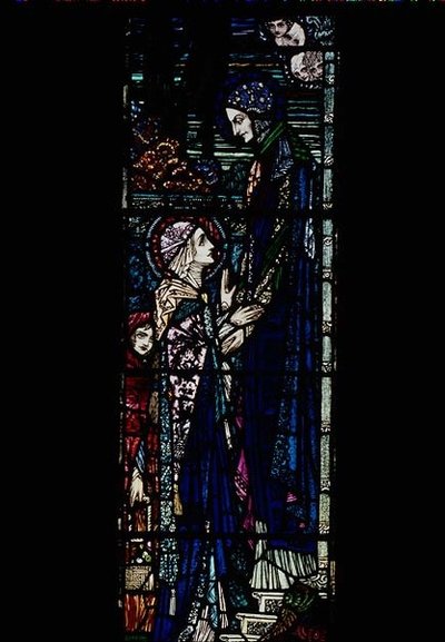 Szent Erzsébet és Mária alkotó: Harry Clarke
