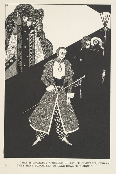 A szerencse galócai. "Ez valószínűleg egy Művészeti Múzeum", gondolta, "ahol elfelejtették leszedni a táblát". alkotó: Harry Clarke
