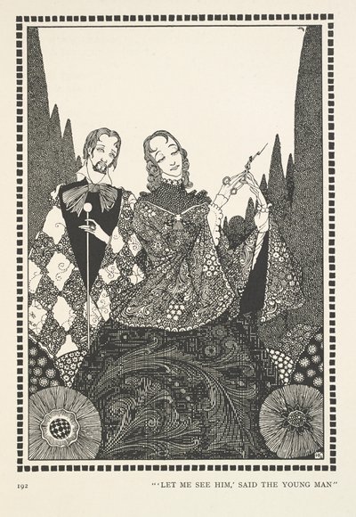 A Régi Ház. – Hadd lássam – mondta a fiatalember. alkotó: Harry Clarke